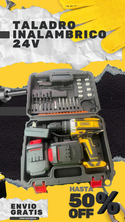 🔋🛠️ Energía y Precisión – Taladro Dewalt 20V con Cargador Rápido